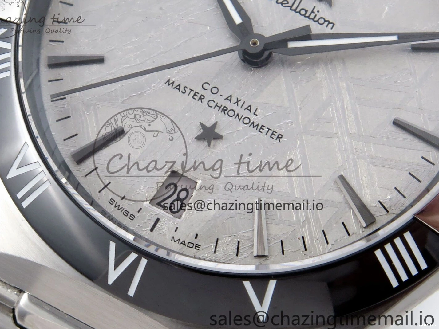 0224 Constellation 41mm SS ASWF 1:1 Best Edition Gray Dial on SS Bracelet A Breathable 7696